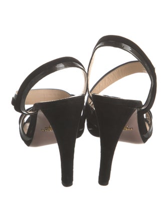 Prada Suede Slingback Sandals