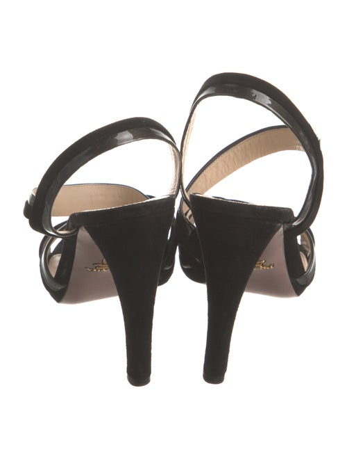 Prada Suede Slingback Sandals