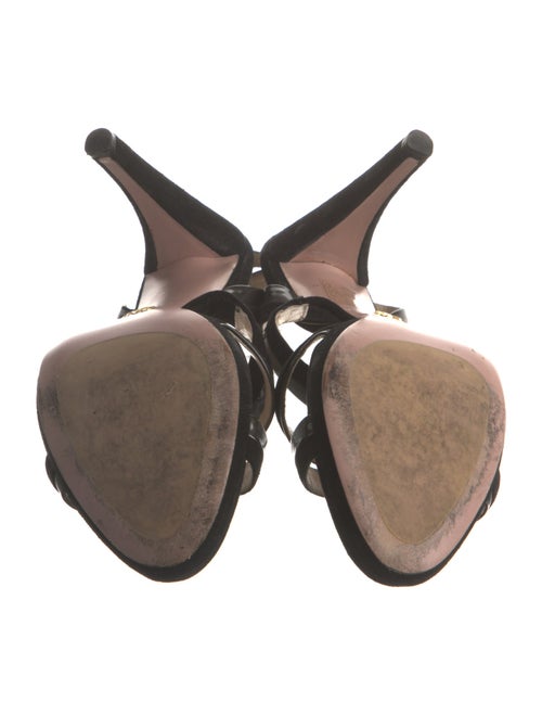 Prada Suede Slingback Sandals