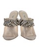 Prada PVC Crystal Embellishments Slides