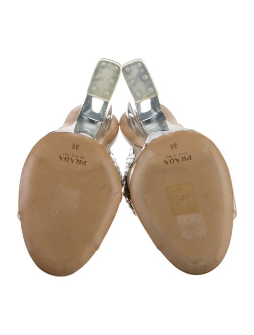 Prada PVC Crystal Embellishments Slides
