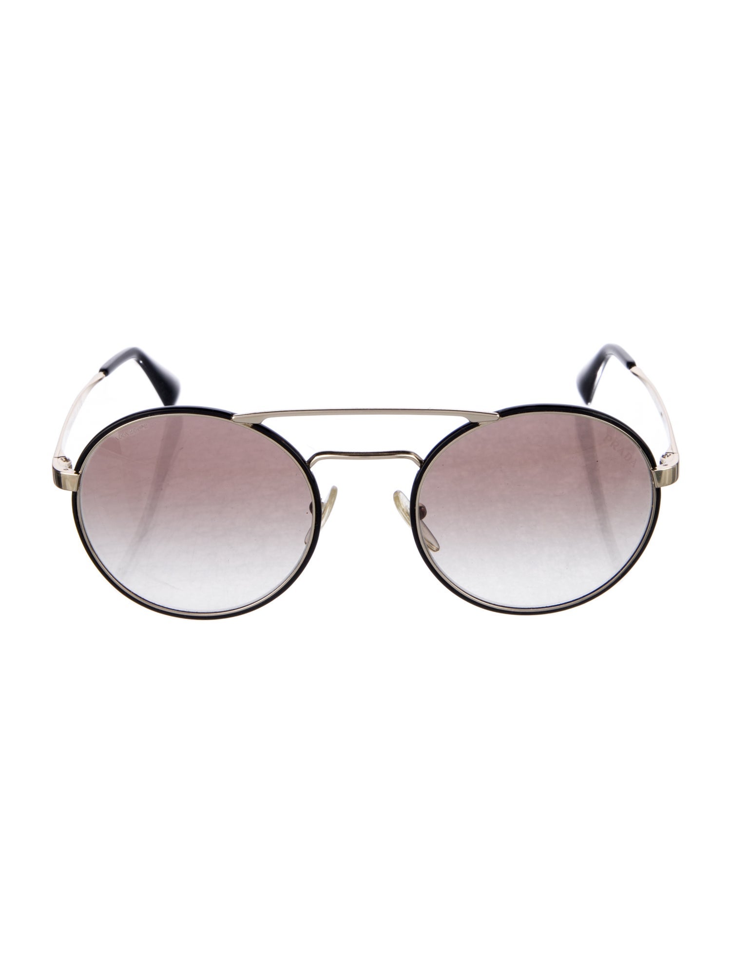 Prada Round Gradient Sunglasses