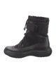 Prada Sport Leather Combat Boots