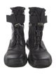 Prada Sport Leather Combat Boots