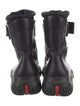 Prada Sport Leather Combat Boots