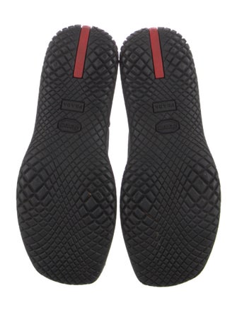 Prada Sport Leather Combat Boots