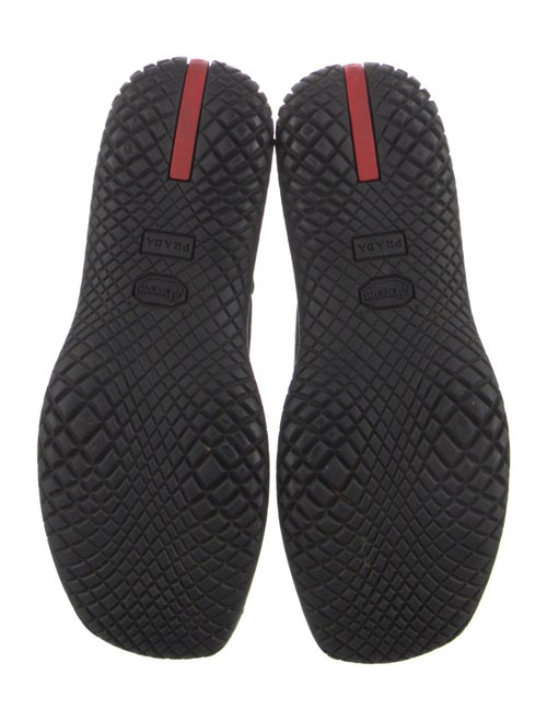 Prada Sport Leather Combat Boots