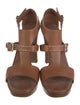 Prada Leather T-Strap Sandals