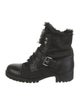Prada Leather Combat Boots