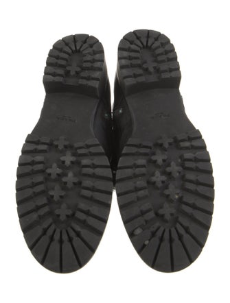 Prada Leather Combat Boots