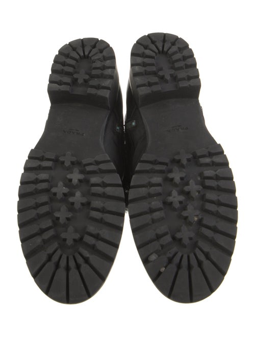 Prada Leather Combat Boots