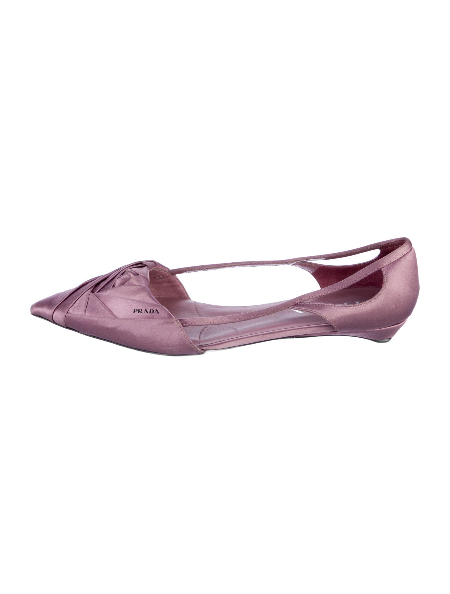 Prada Satin Flats