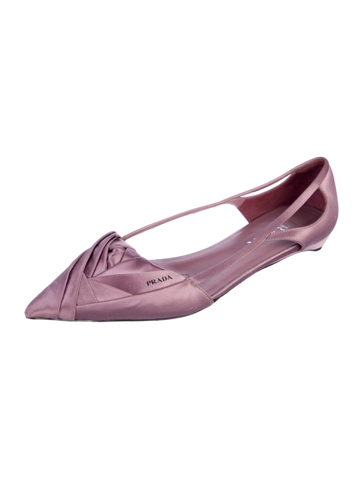 Prada Satin Flats