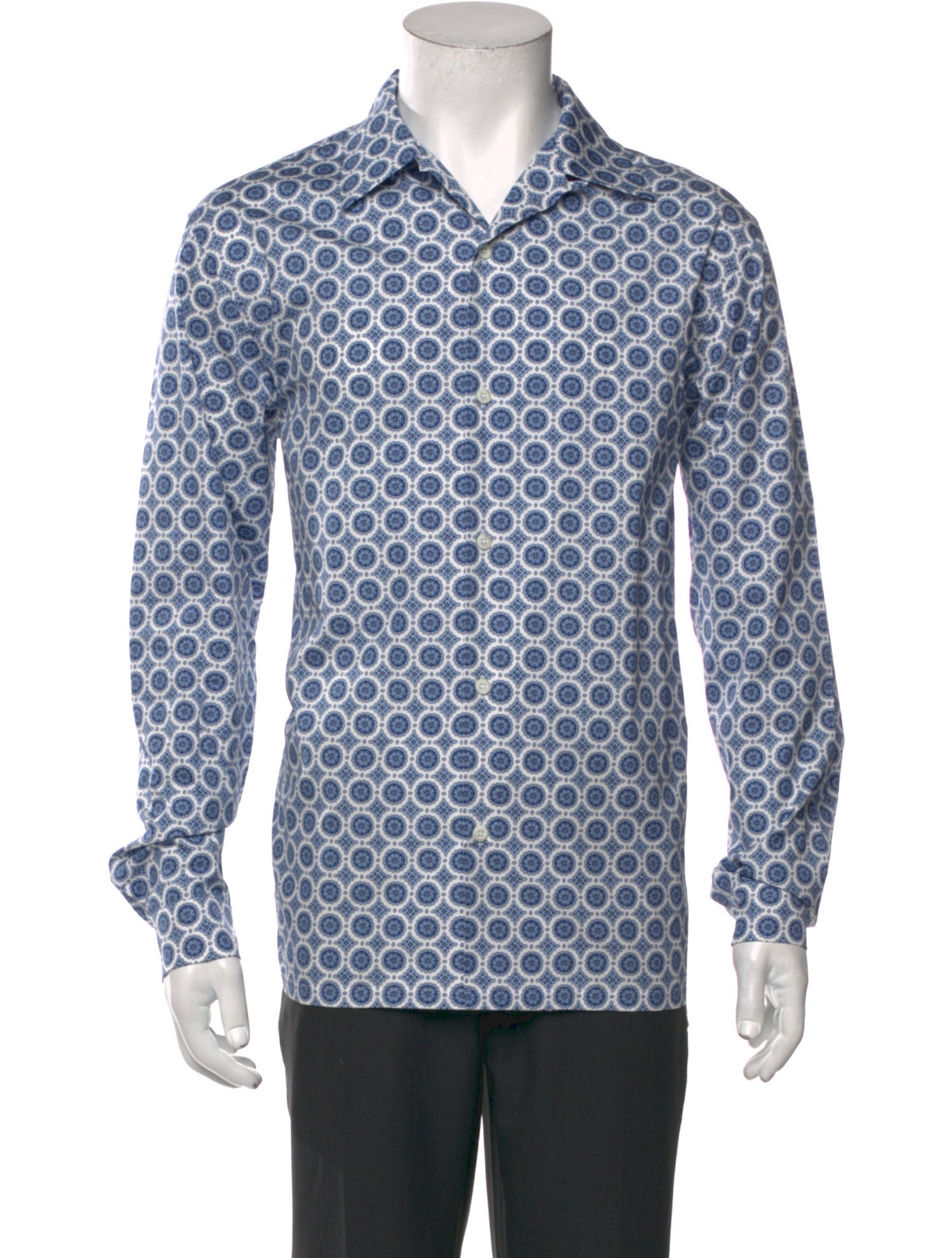 Prada 2023 Polka Dot Print Shirt