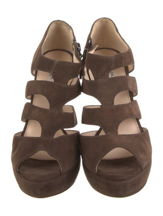 Prada Suede D'Orsay Pumps