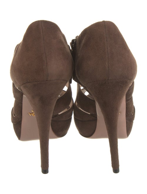Prada Suede D'Orsay Pumps