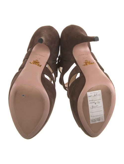 Prada Suede D'Orsay Pumps