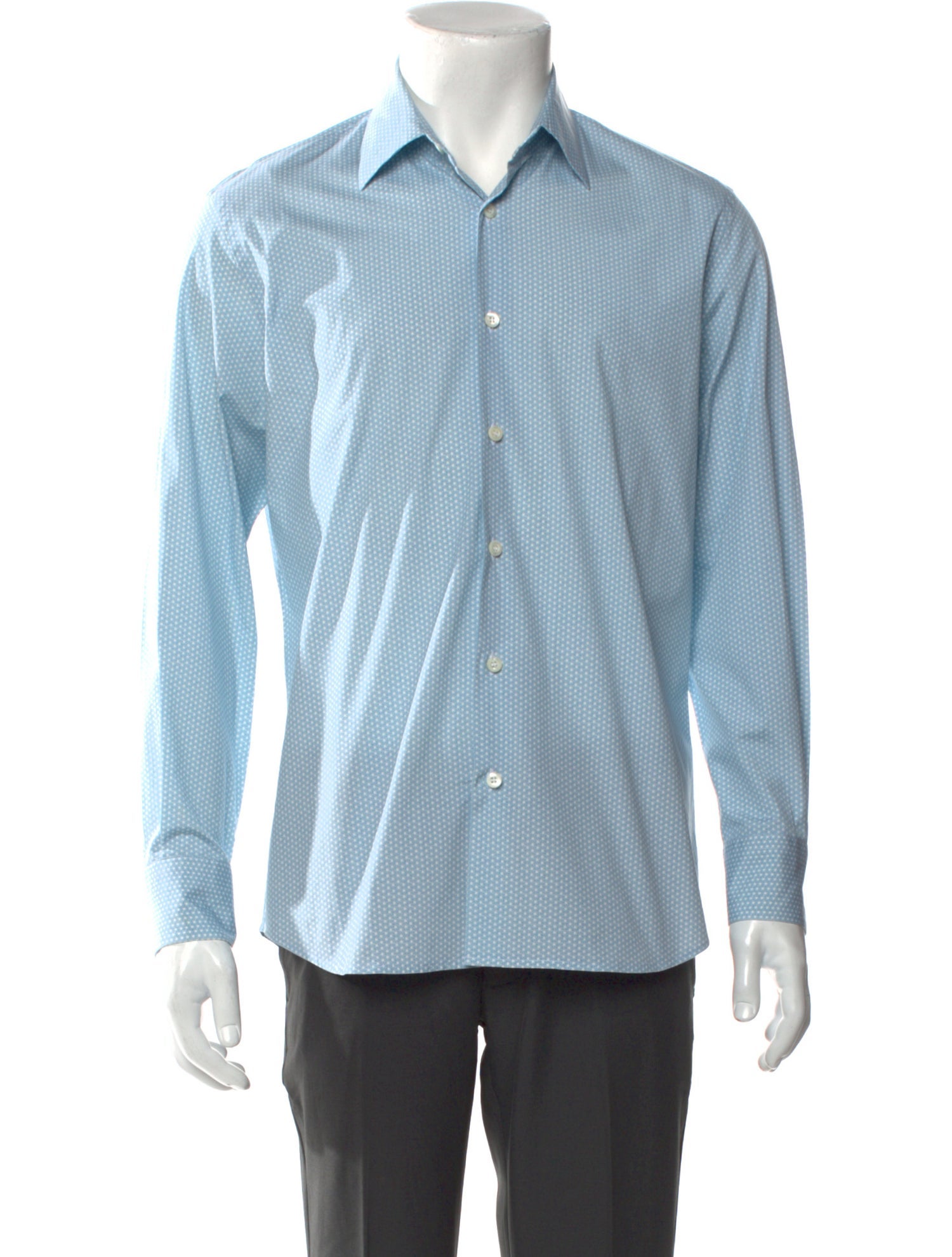 Prada 2019 Patterned Dress Shirt