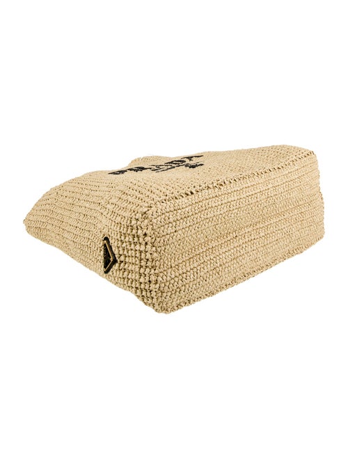 Prada Enameled Metal Triangle Tote