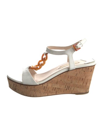 Prada Chain-Link Accents Sandals