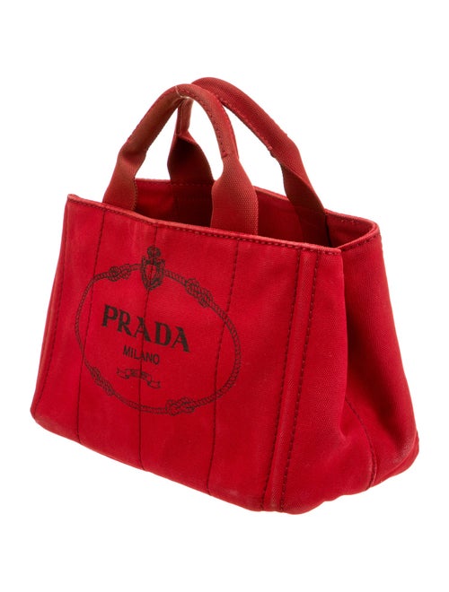 Prada Canapa Top Handle Bag