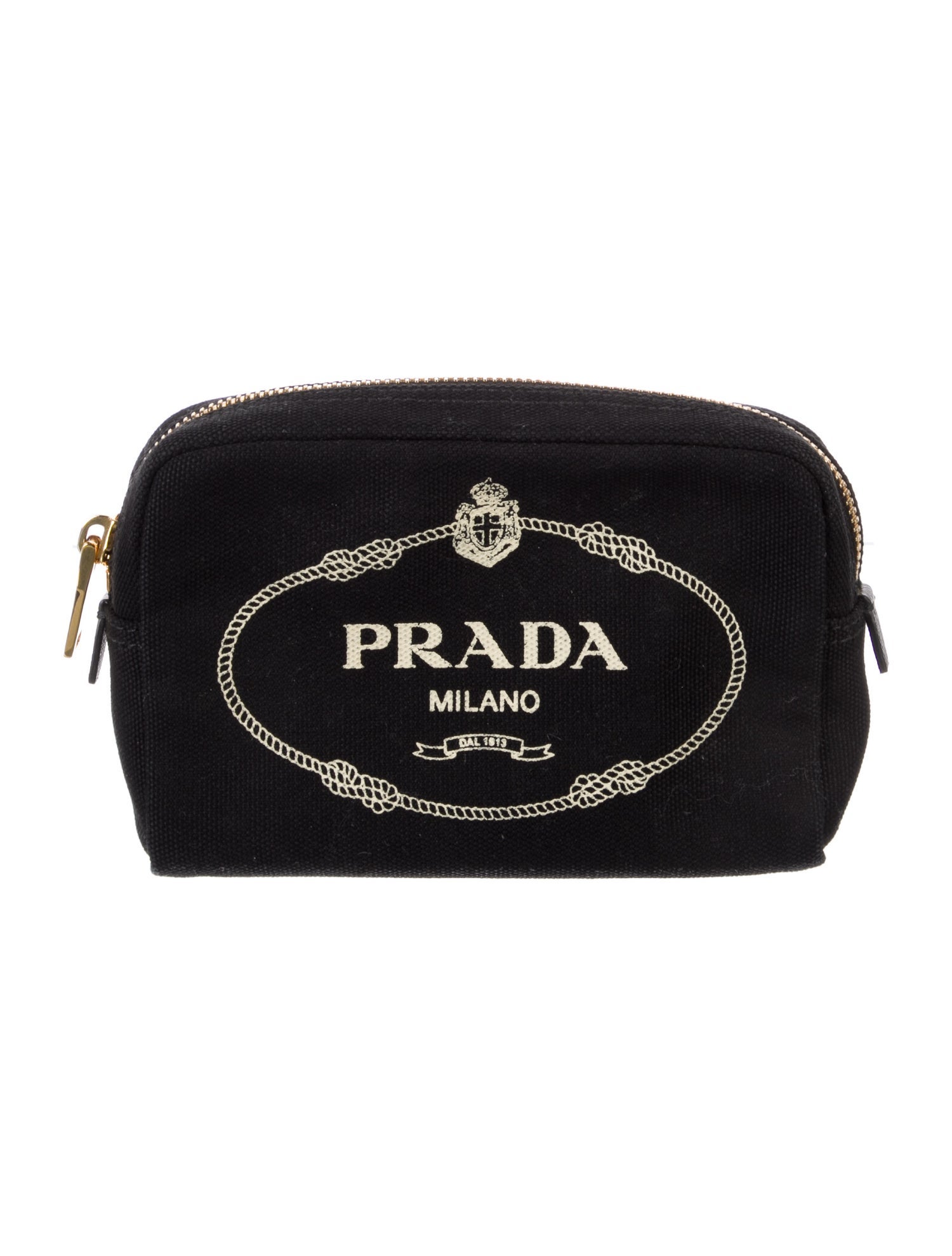 Prada Canapa Logo Cosmetic Pouch