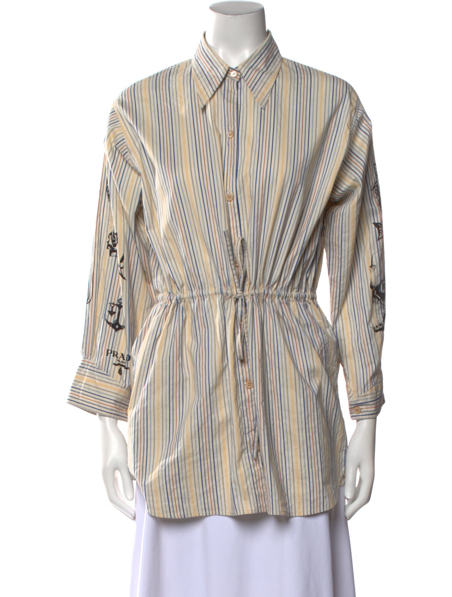 Prada 2022 Nautical Mermaid Tunic