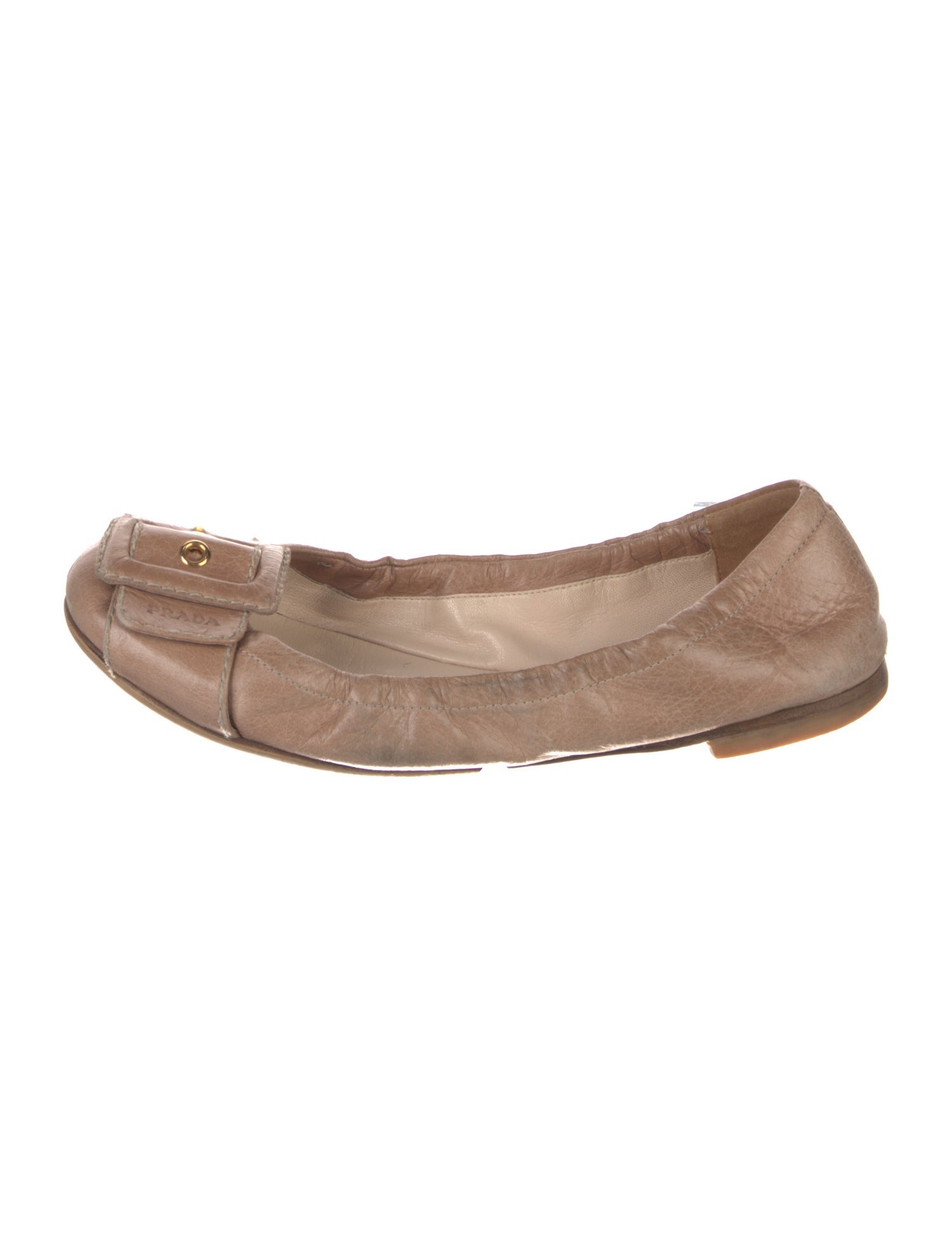 Prada Leather Ballet Flats