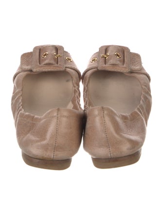 Prada Leather Ballet Flats