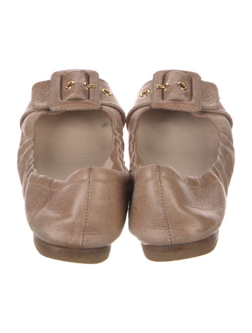Prada Leather Ballet Flats