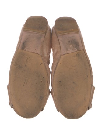 Prada Leather Ballet Flats