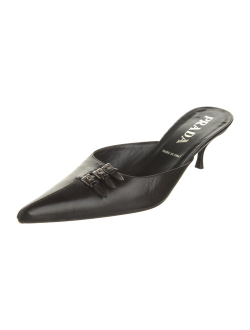 Prada Leather Mules