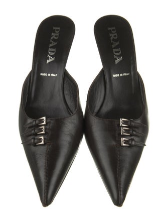 Prada Leather Mules