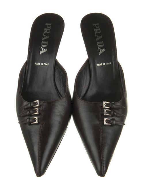 Prada Leather Mules