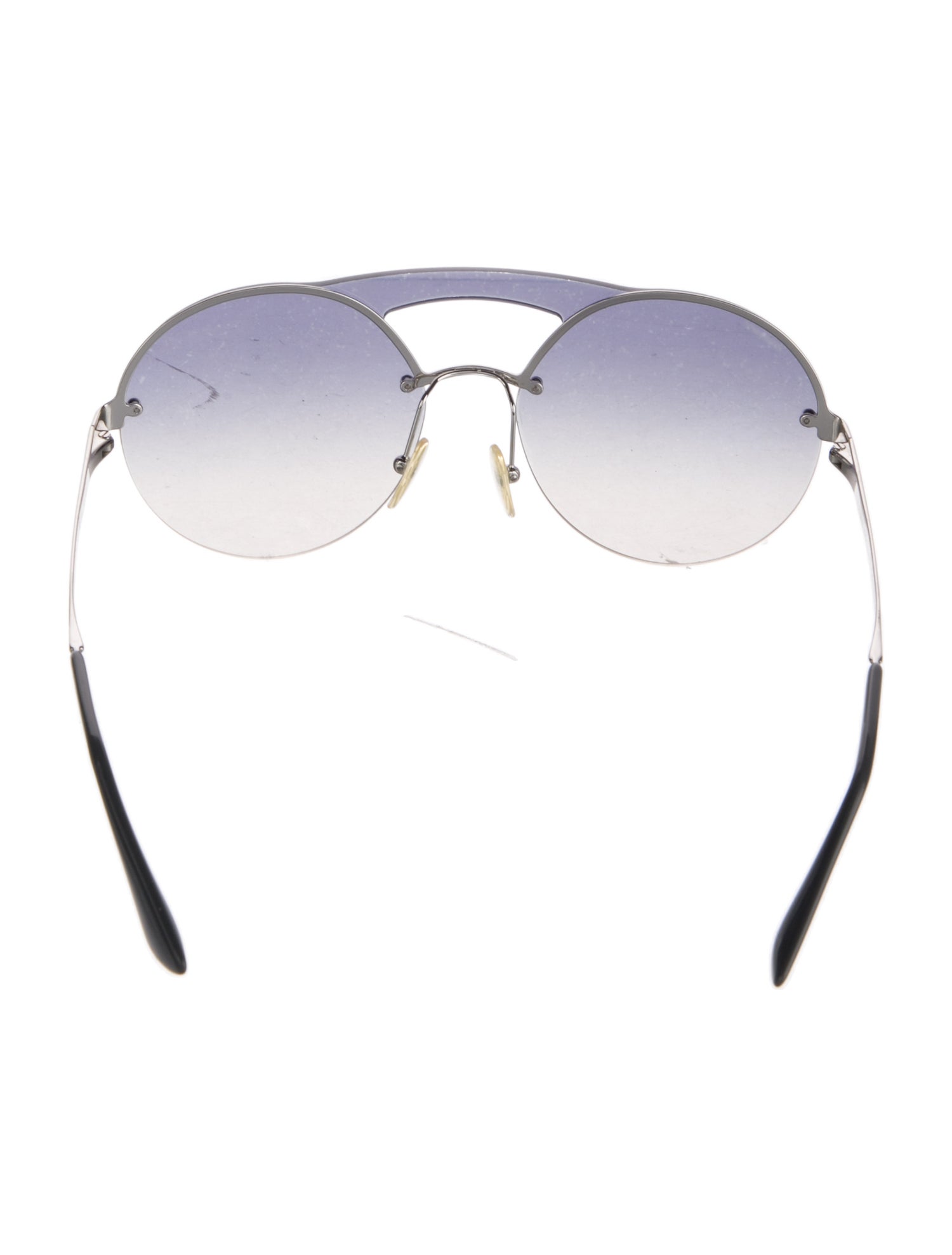 Prada Round Gradient Sunglasses