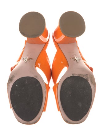 Prada Patent Leather Slides