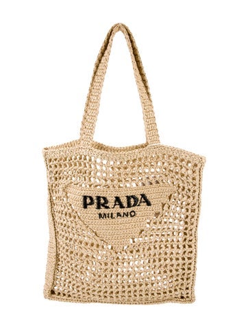 Prada Totes Signature Raffia