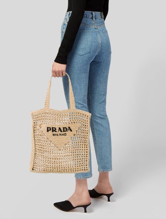 Prada Signature Raffia