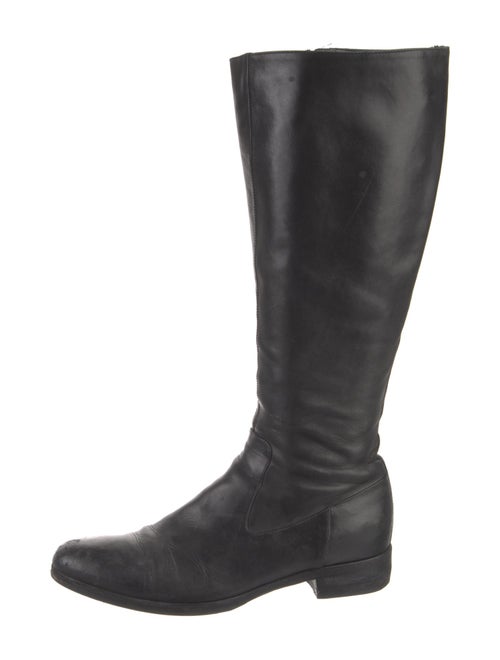 Prada Leather Riding Boots