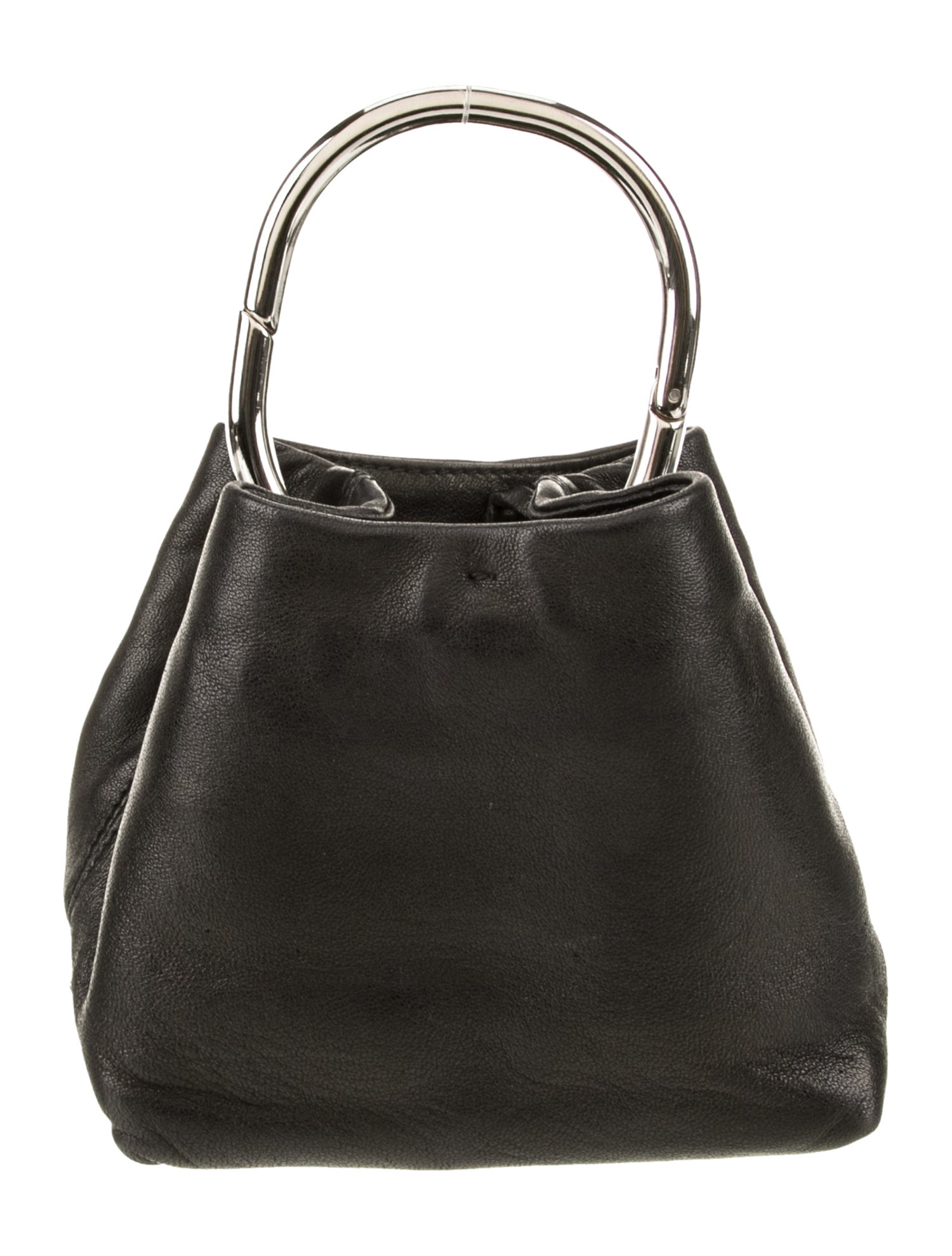 ★M　【美品】 Nanushka スモールバッグ Nanushka 2019 Minee Tortoiseshell Bucket Bag - Neutrals Mini
