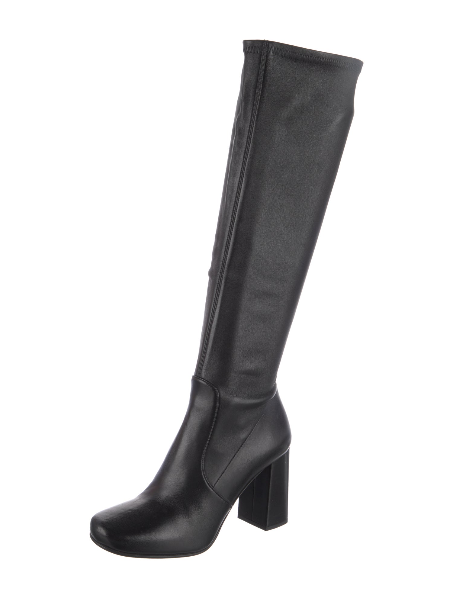 Prada Leather Sock Boots