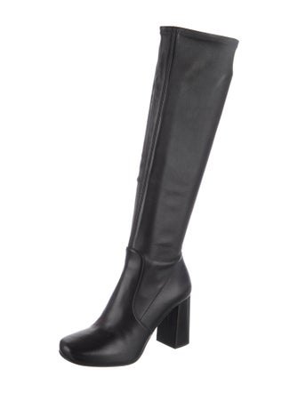 Prada Leather Sock Boots