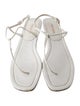Prada Leather T-Strap Sandals