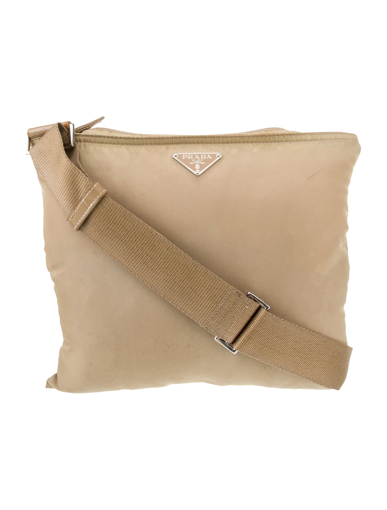 Prada Vela Nylon Messenger Bag Vintage