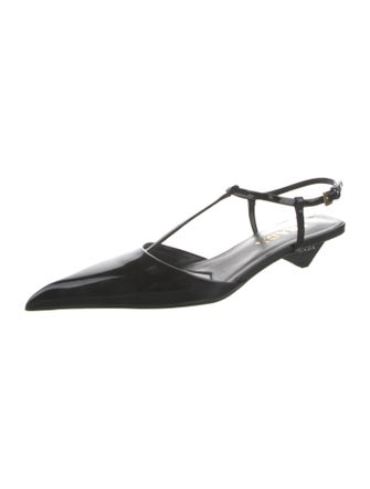 Prada Patent Leather Slingback Pumps