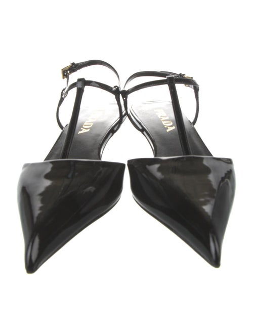 Prada Patent Leather Slingback Pumps