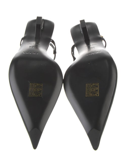 Prada Patent Leather Slingback Pumps