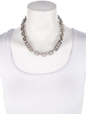 Prada Sphere Chain Link Necklace