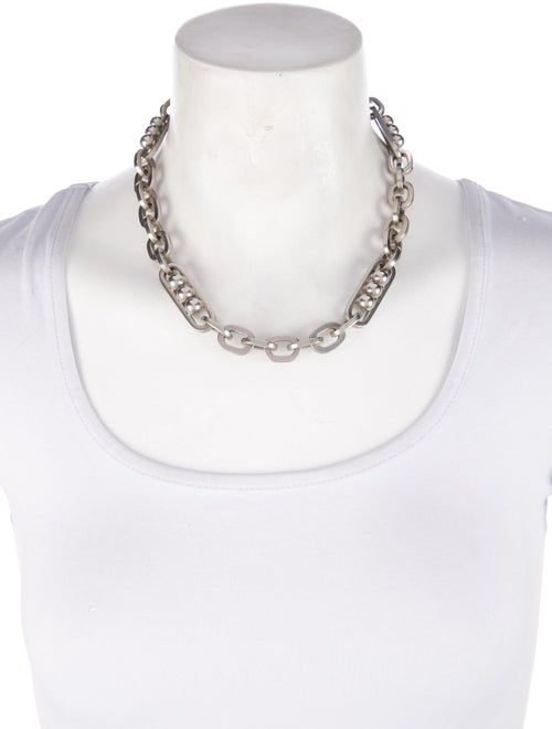 Prada Sphere Chain Link Necklace