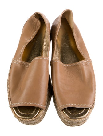 Prada Leather Espadrilles